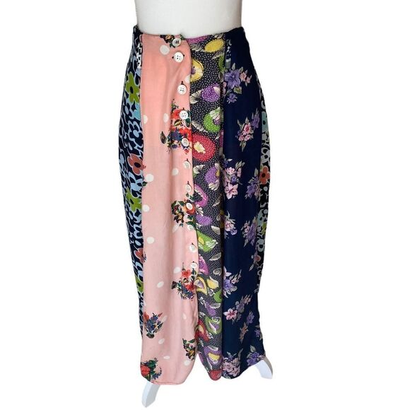 JouJou Journey Patchwork Quilt Long Boho Skirt Sz 6 NWOT - Picture 1 of 6